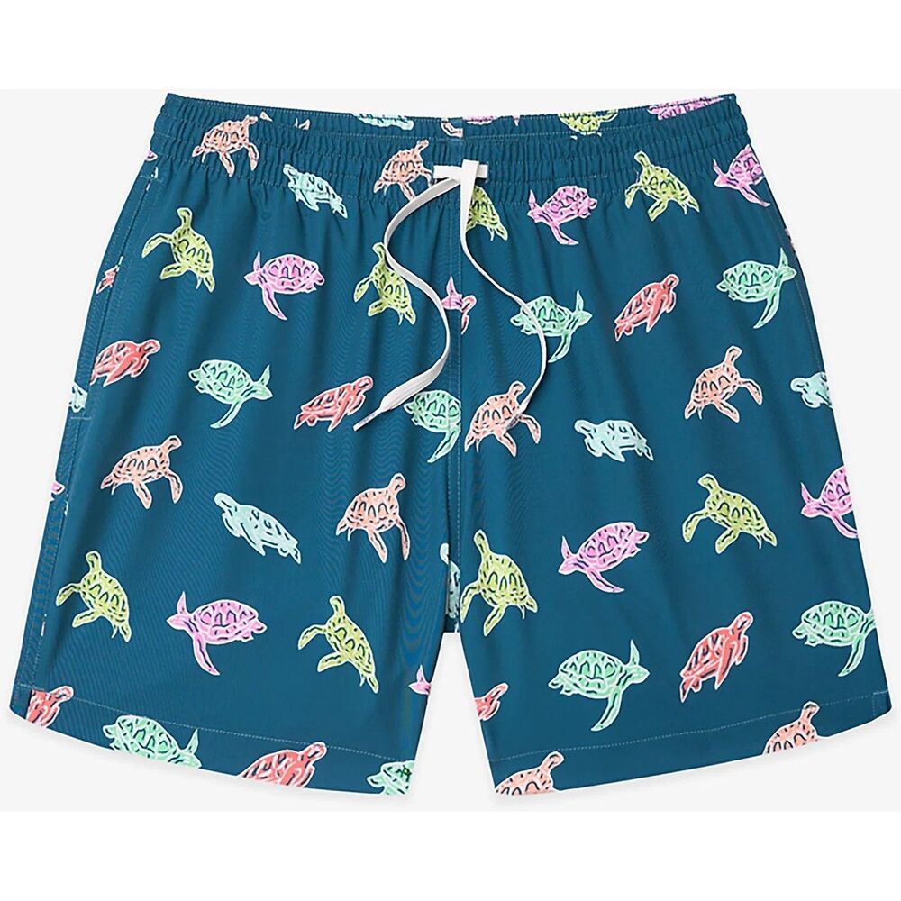Chubbies Men's Classic Swim Trunks w/Liner 5.5” The Turtally Awesomes Size Small